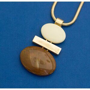 24", Geometric Necklace Hippie Boho Unique Pendant Necklace by Avon - D7